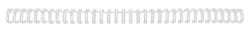 45 Sheet Capacity Wire Binding Combs White 34 Ring 100pk