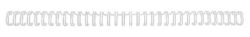 60 Sheet Capacity Wire Binding Combs White 34 Ring 100pk
