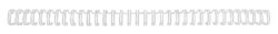 120 Sheet Capacity Wire Binding Combs White 34 Ring 100pk