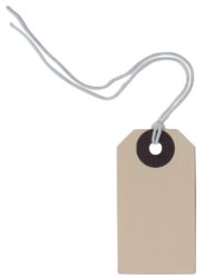 Double Reinforced Heavy Duty Tags 54X29mm Pk 1000