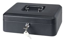 Niceday Cash Box Black 250 x 90 x 180 mm