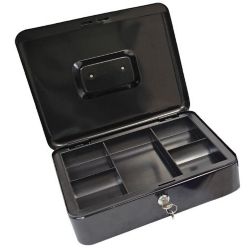 Niceday Cash Box Black 300 x 90 x 240 mm