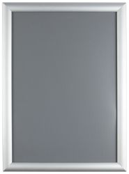 Niceday Aluminium Snap Frame Internal dimensions 420H x 297WmmExternal dimensions 450H x 327Wmm