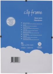 Niceday Clip Frame 210H X 150Wmm 2 Per Pack