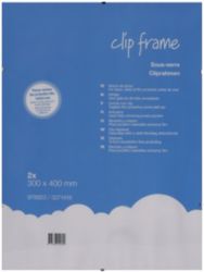 Niceday Clip Frame 400H x 300Wmm 2 Per Pack