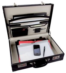 Monolith Bonded Leather Attache Case