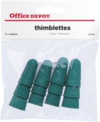Office Depot Finger Cones Medium Green 12 Per Pack
