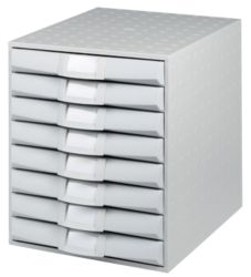 Multi Form The Box Filing drawers 8 Draw Closed Grey