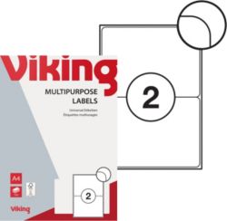 Niceday Laser Labels 1995x1435mm   2 Labels x 100 Sheets