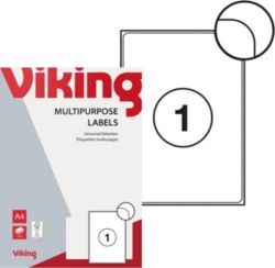 Niceday Laser Labels 1996 x 2891mm 1 Label Per Sheet 100 Sheets Per Box