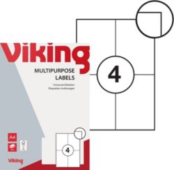 Niceday Multifunctional Labels 105 x 148mm 4 Labels Per Sheet 100 Sheets Per Box 