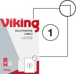 Niceday Multifunctional Labels 210 x 297mm 1 Label Per Sheet 100 Sheets Per Box 