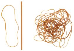 Office Depot Assorted Colour and Size Rubber Bands 100g