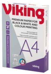 Viking A4 Colour Printing paper White 80gsm 500 Sheets