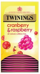 Twinings Infusion Tea Cranberry Raspberry and Elder Flower Pk 20