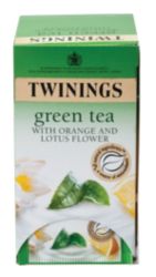 Twinings Orange Lotus Flower Green Tea Pk 20