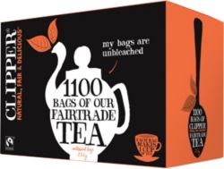 Clipper Fairtrade Tea Bags Pack of 1100