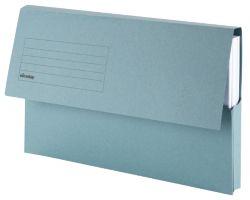 Niceday Foolscap Premium Blue Document Wallet Pack of 10