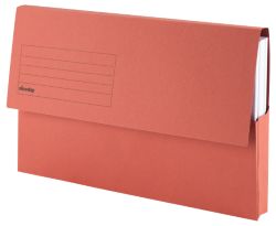 Viking Foolscap Document Wallets 10 Pack Red