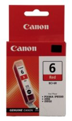 Canon BCI 6R Red Printer Ink Cartridge