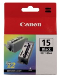 Canon BCI15BK Black Printer Ink Cartridge