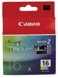 Canon BCI16C Cyan Magenta Yellow Printer Ink Cartridge 