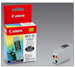 Canon BCI21C Cyan Magenta Yellow Printer Ink Cartrdge