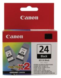Canon BCI24BK Black Printer Ink Cartridge Twin Pack