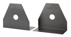Standard Metal Book Ends Black