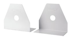Standard Metal Book Ends Grey