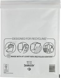 Sealed Air Mail Lite Bubble Bags White G4 240x330mm 50 Per Pack 