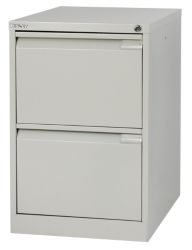 Bisley Filing Cabinet 2 Drawer Grey 47W x 62D x 71H cm 
