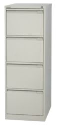 Bisley Filing Cabinet 4 Drawer Grey 47W x 62D x 132H cm 