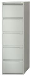 Bisley Filing Cabinet 5 Drawer Grey 47W x 62D x 150H cm 