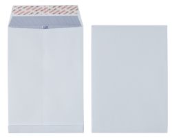 Plus Fabric Power Tac Peel And Seal Gusset Envelopes 135gsm White C4 324 x 229 mm 100 Per Box