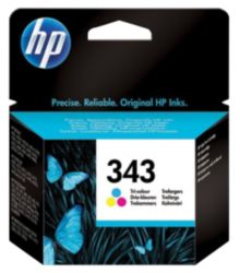 HP 343 Cyan Magenta Yellow Printer Ink Cartridge