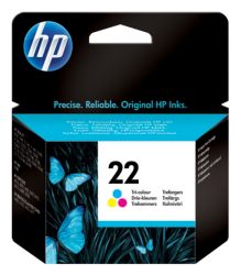HP 22 Cyan Magenta Yellow Printer Ink Cartridge C9352AE