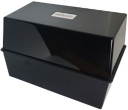 Card Index System 6 X 4   Black