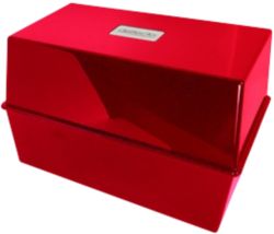 Card Index System 8 X 5   Red