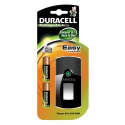 Duracell GoEasy Battery Charger 6 8hr Charge Cycle for 2x AA or 2x AAA