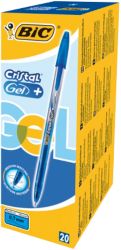 BiC Cristal Gel Blue pk 20