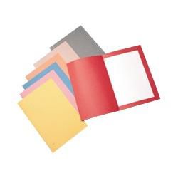 Viking Standard Weight Square Cut Folders Orange Foolscap 100 Per Box 