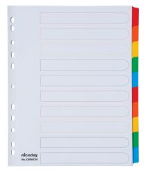 Viking Mylar Unprinted Dividers 10 Part A4