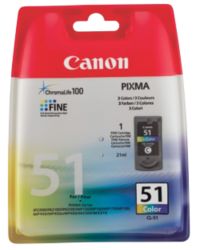 Canon CL51 Cyan Magenta Yellow Printer Ink Cartridge