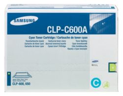Samsung CLP C600A Cyan Laser Toner Cartridge