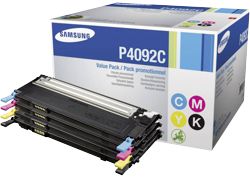 Samsung CLT P4092S Black Cyan Magenta Yellow Toner Cartridge