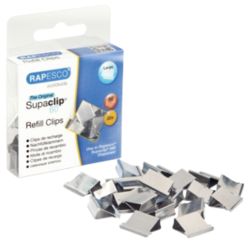 Rapesco Stainless Steel Clips For Supaclip 60 Pack 25