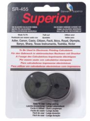 CR455 Black Red Ink Ribbon