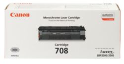 Canon Black Toner Cartridge CRG708