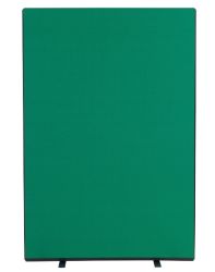 Versatile Freestanding Dividing Screens Woolmic Fabric Pine Green 1200 x 1800 mm